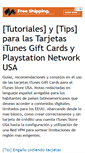 Mobile Screenshot of itunesgiftcards-argentina.com